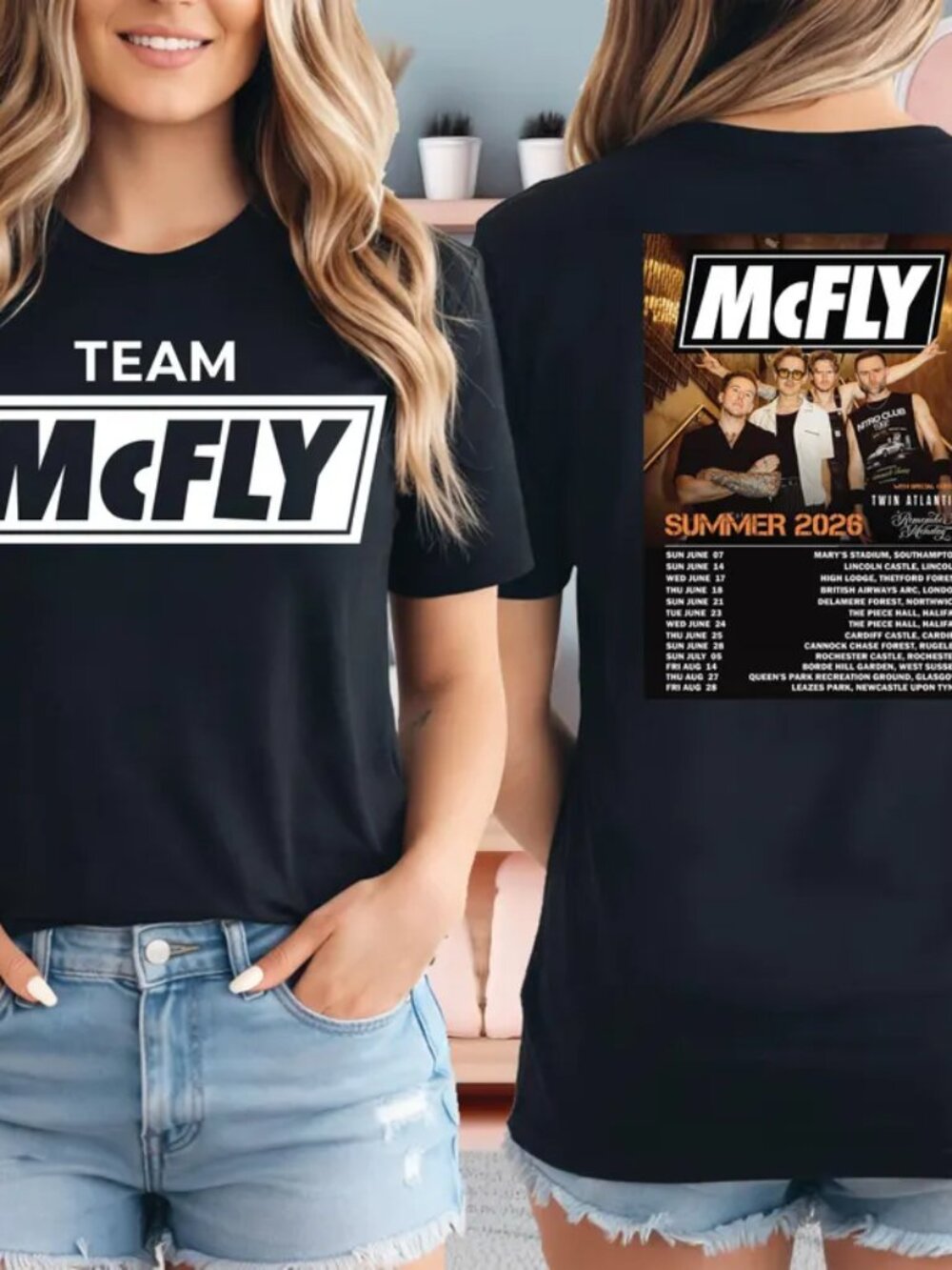 McFly Music Tour Hoodie, Team Mcfly Party Shirt, McFly 2026 Tour T shirt